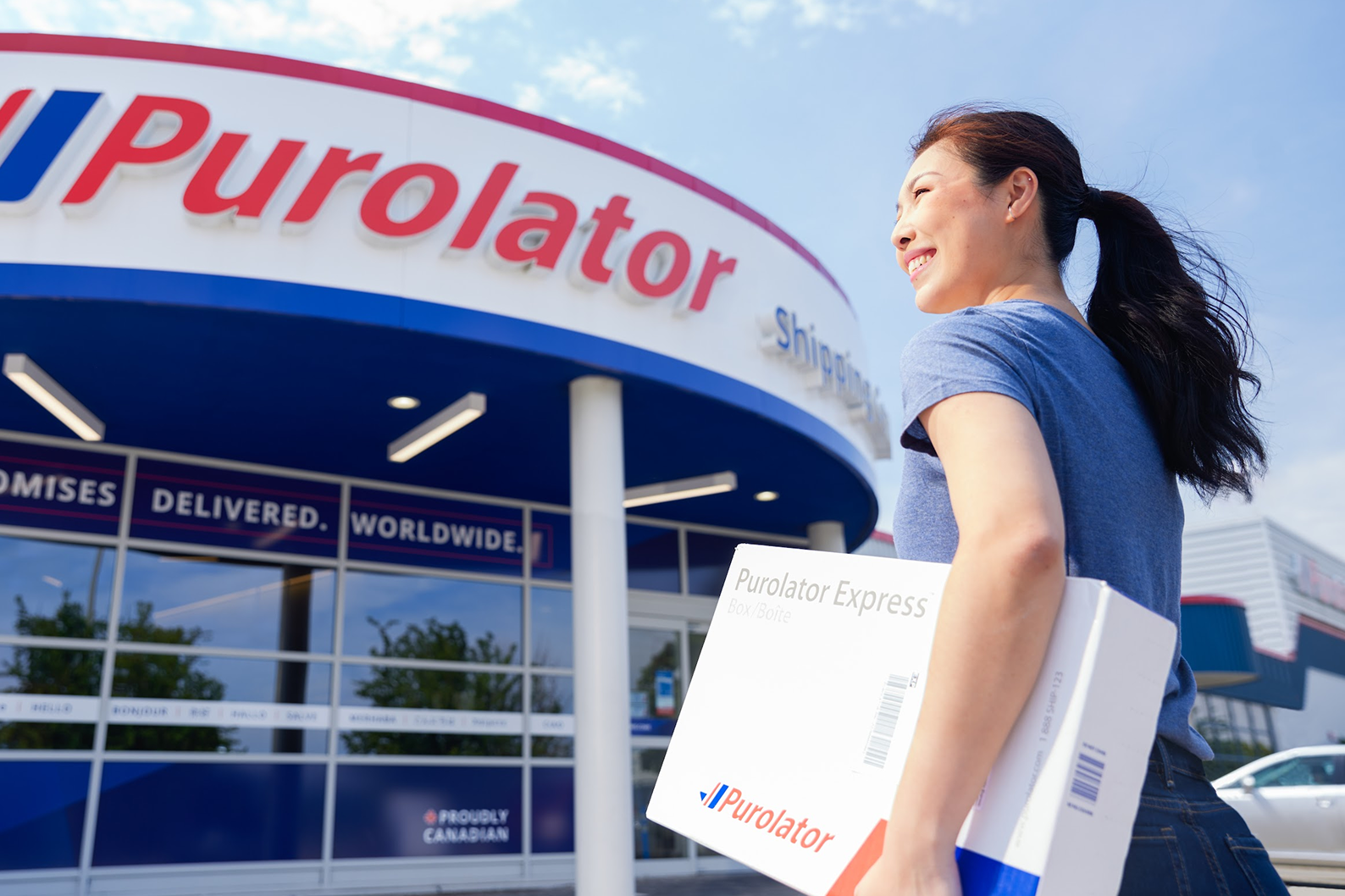 woman-outside-purolator