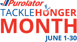 Purolator Tackle Hunger Month June 1-30