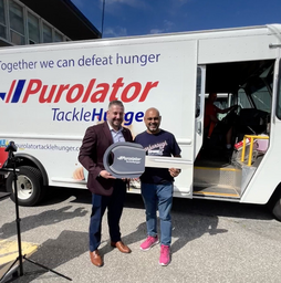 Purolator Key Handover Ceremony