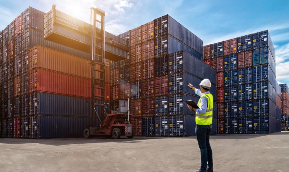 Freight worker image